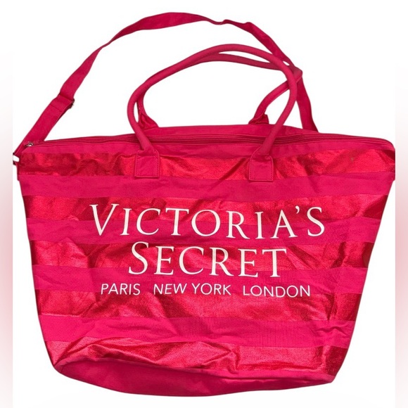Victoria's Secret Handbags - Victoria's Secret Vibrant Pink Tote